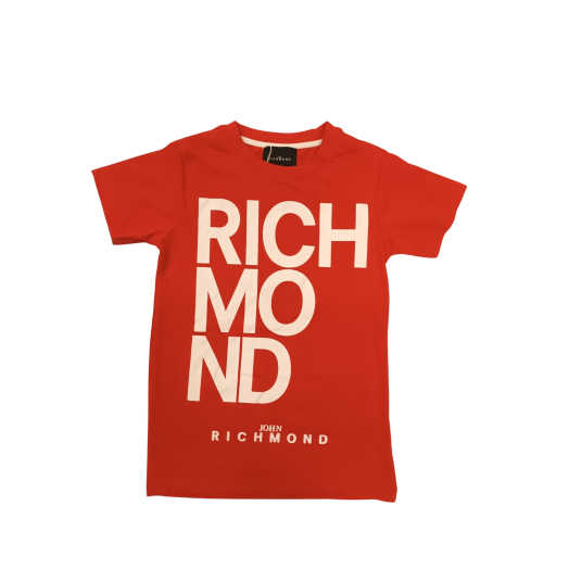 John Richmond Junior T-Shirt Age 14 Years Logo Print 